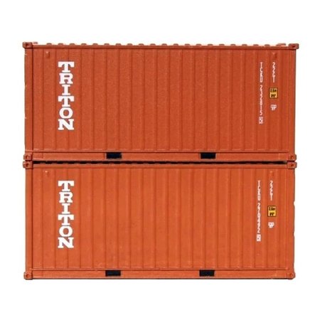 JACKSONVILLE TERMINAL 20 ft. N Triton Standard Container - Pack of 2 JTC205349